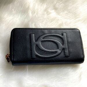 Bebe monogrammed Black Zippered Wallet